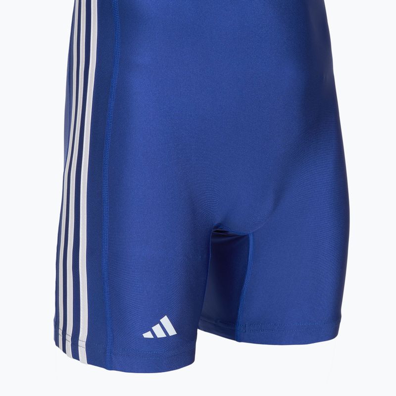 Kombinezon męski adidas 3 Stripe Singlet royal/white 3