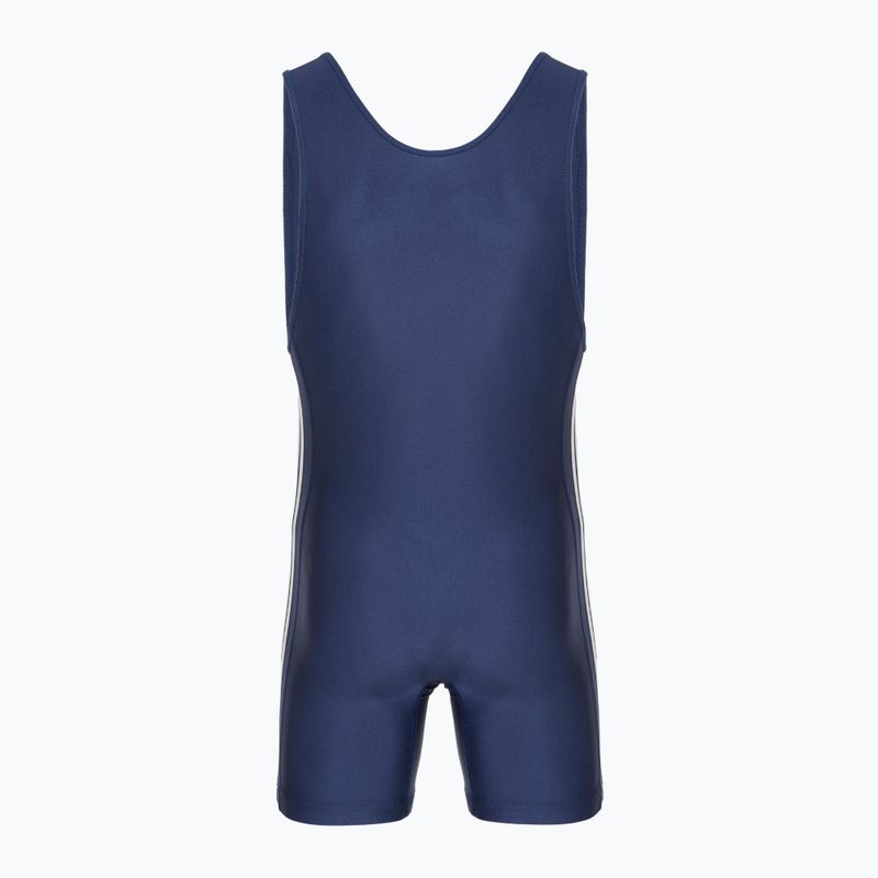 Kombinezon męski adidas 3 Stripe Singlet navy/white 2