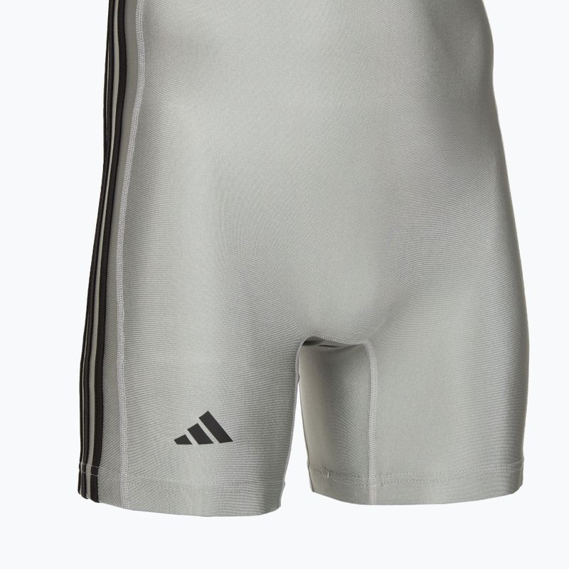 Kombinezon męski adidas 3 Stripe Singlet grey/black 3