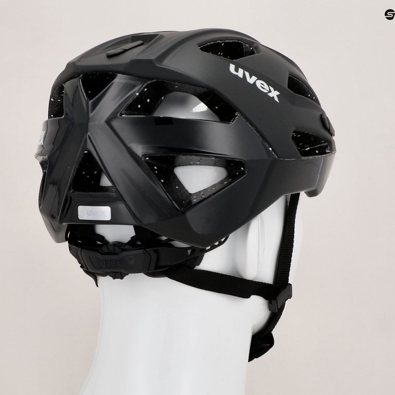 Kask rowerowy UVEX Gravel X black skyfall matt 12