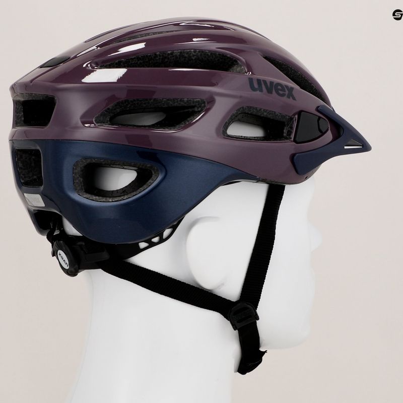 Kask rowerowy UVEX True plum deep space 9