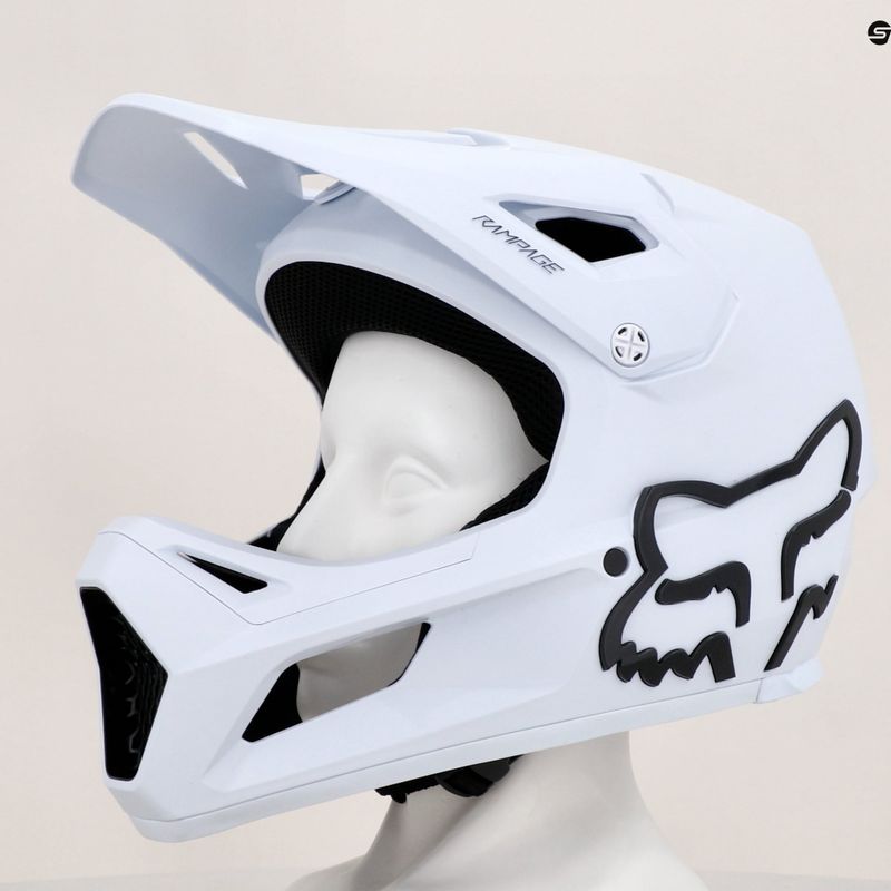 Kask rowerowy dziecięcy Fox Racing Rampage Jr white 12