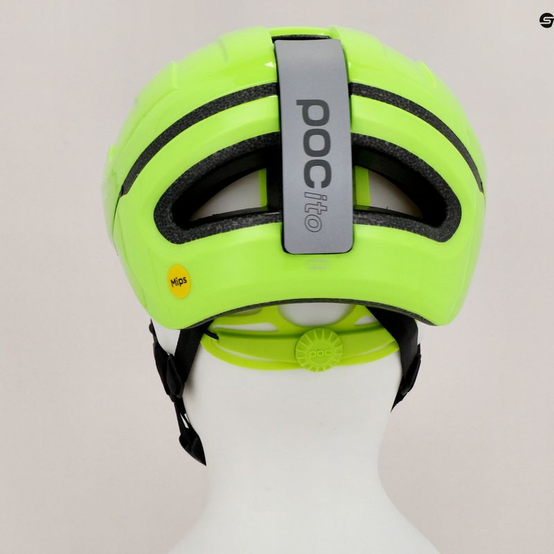 Kask rowerowy dziecięcy POC POCito Omne MIPS fluorescent yellow/green 9