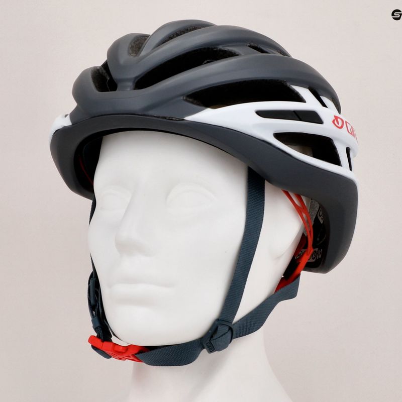 Kask rowerowy Giro Agilis matte portaro gray/white 7
