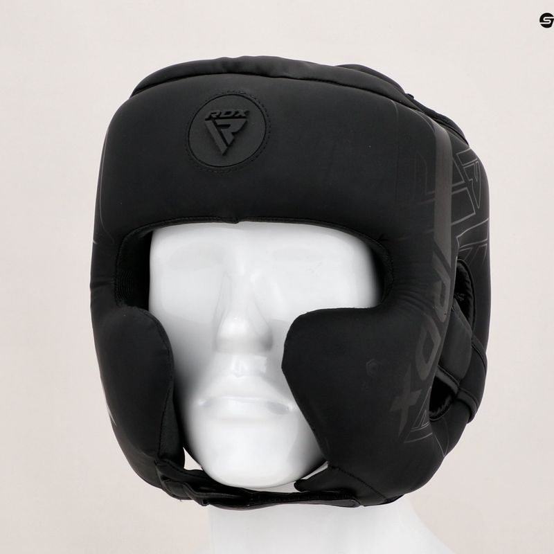 Kask bokserski RDX F6 Kara Head Guard black 6