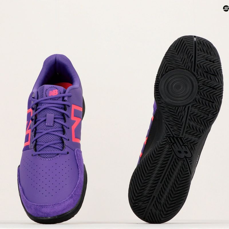 Buty piłkarskie męskie New Balance Audazo V6 Command IN prism purple 18