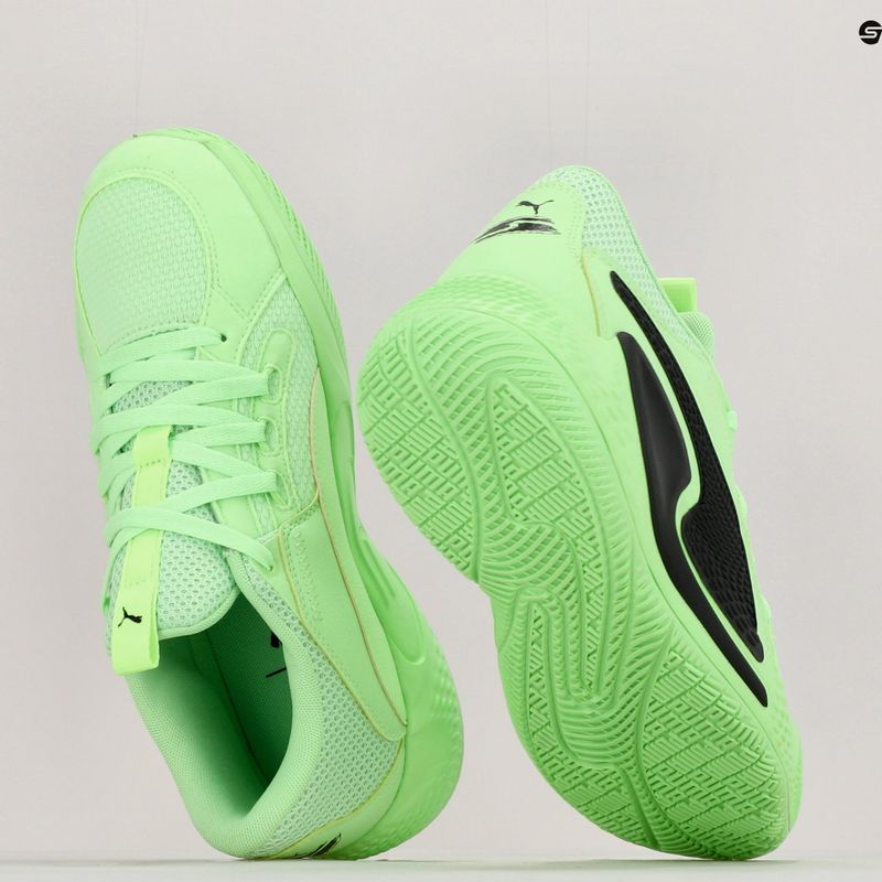 Buty do koszykówki męskie PUMA Court Rider Chaos fizzy lime/puma black 15