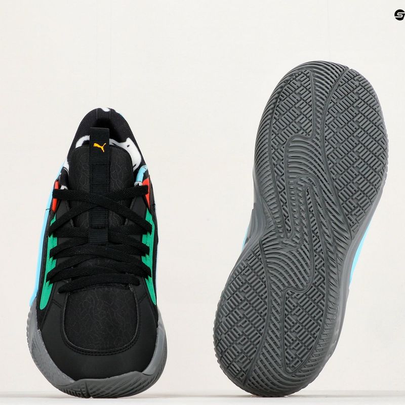 Buty do koszykówki męskie PUMA Court Rider Chaos Block Party puma black/cast iron 15