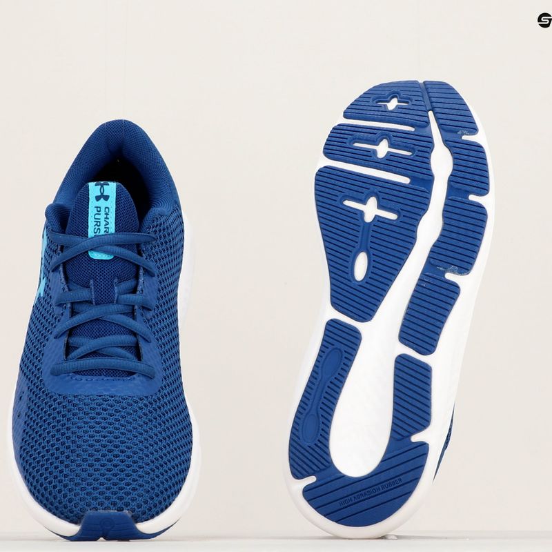 Buty do biegania męskie Under Armour Charged Pursuit 3 blue mirage/blue mirage/blue surf 16