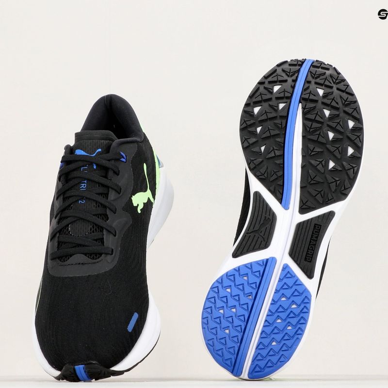Buty do biegania męskie PUMA Electrify Nitro 2 puma black/fizzy lime 17