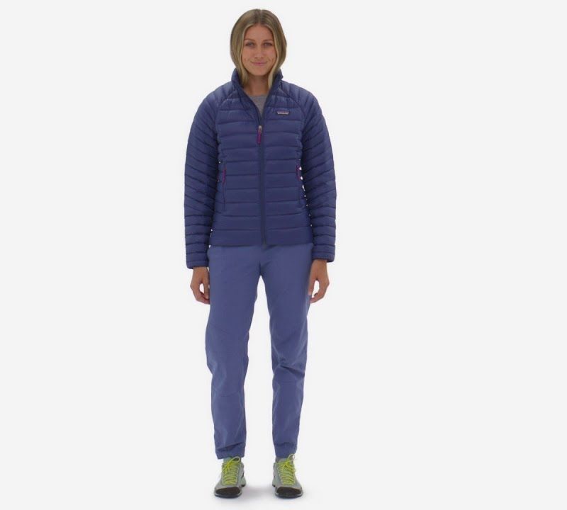 Kurtka puchowa damska Patagonia Down Sweater lagom blue 10