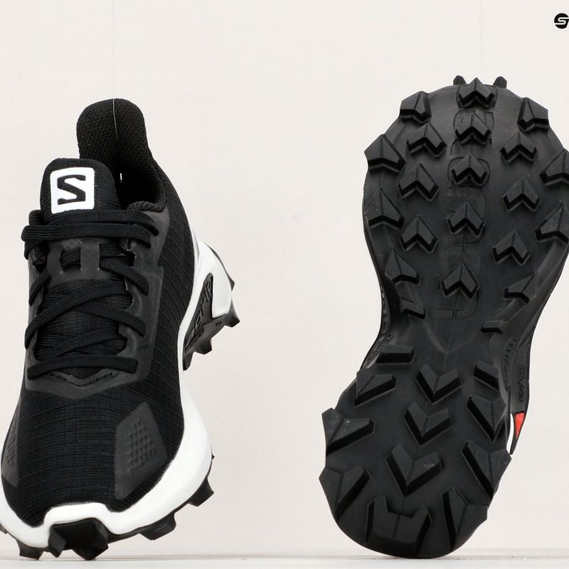 Buty do biegania dziecięce Salomon Alphacross Blast black/white/black 15