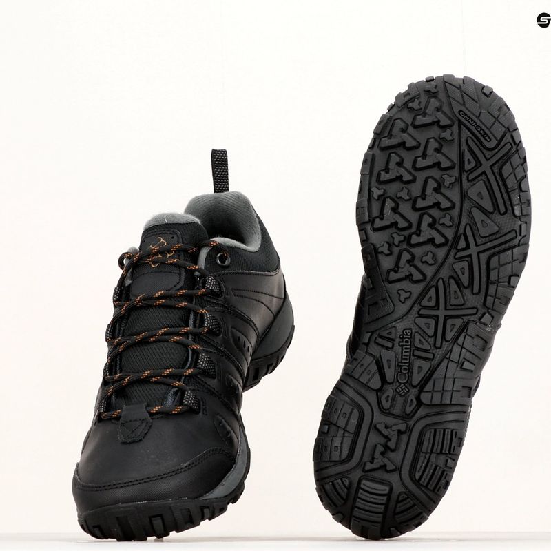 Buty turystyczne męskie Columbia Woodburn II Waterproof black/caramel 11