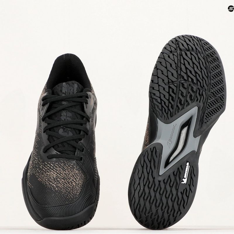 Buty do tenisa męskie Babolat 21 Jet Mach 3 AC black/gold 9