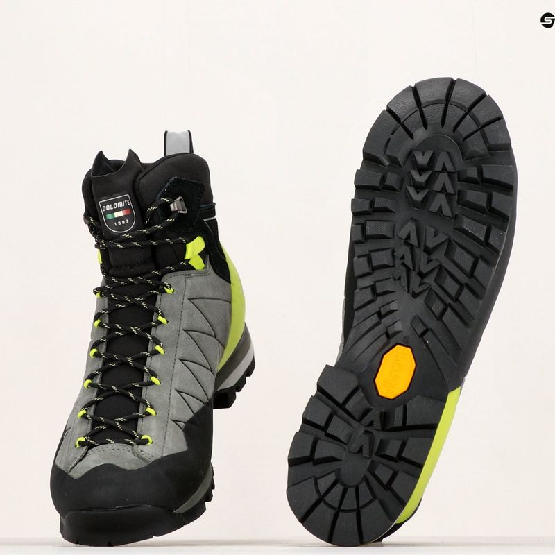 Buty podejściowe męskie Dolomite Crodarossa HI GTX silver green/lime green 10