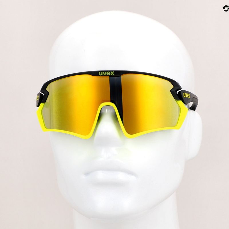 Okulary przeciwsłoneczne UVEX Sportstyle 231 2.0 black yellow matt/mirror yellow 11