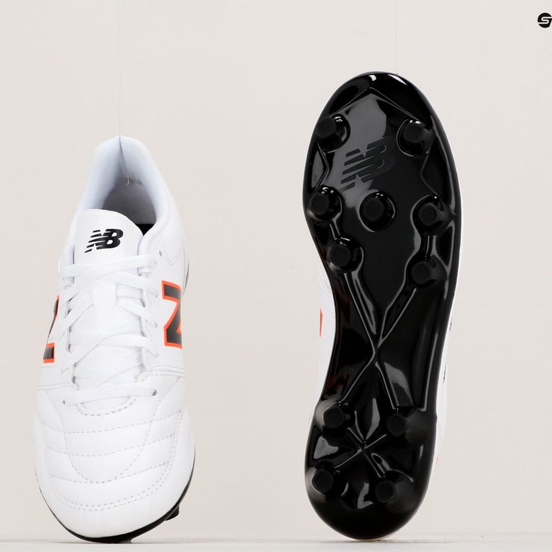 Buty piłkarskie dziecięce New Balance 442's Academy V2 FG white/black 17