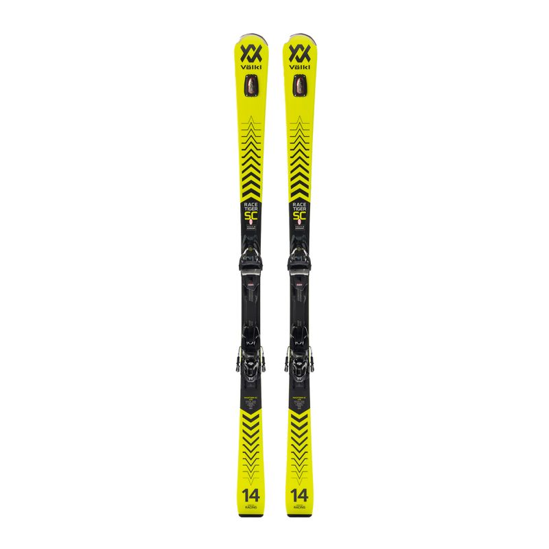 Narty zjazdowe Völkl RACETIGER SC + wiązania VMotion 10 GW yellow/black