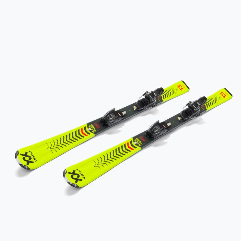Narty zjazdowe dziecięce Völkl RACETIGER Junior + wiązania 7.0 VMotion Jr. yellow/black 4