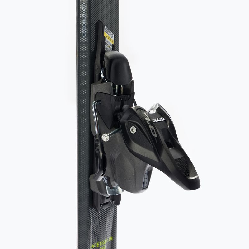 Narty zjazdowe dziecięce Völkl RACETIGER Junior + wiązania 7.0 VMotion Jr. yellow/black 7
