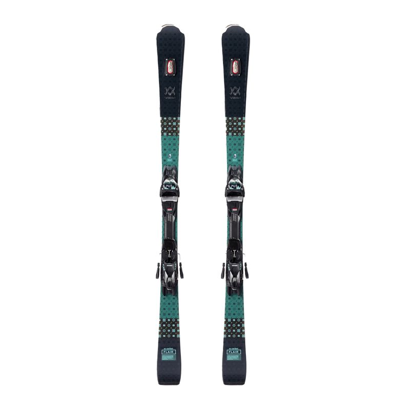 Narty zjazdowe damskie Völkl FLAIR SC Carbon + wiązania VMotion 11 alu GW Lady jade
