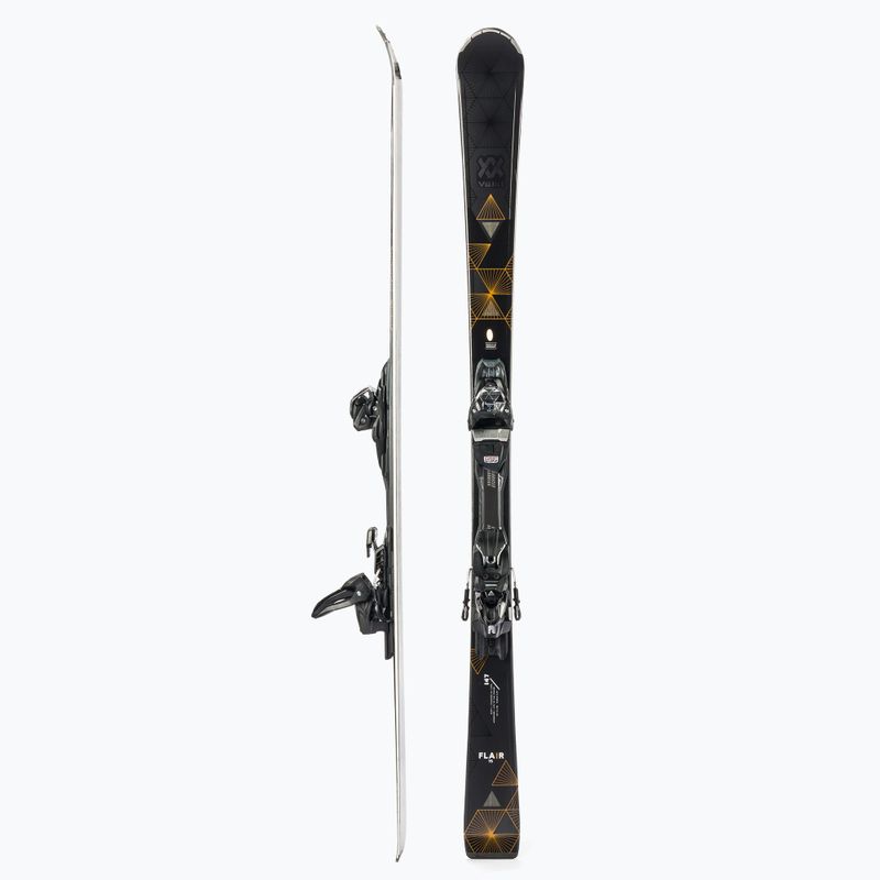 Narty zjazdowe damskie Völkl FLAIR 75 + wiązania VMotion 10 GW Lady black 2