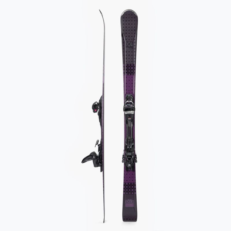 Narty zjazdowe damskie Völkl FLAIR 76 Elite + wiązania VMotion 10 GW Lady black/purple 7