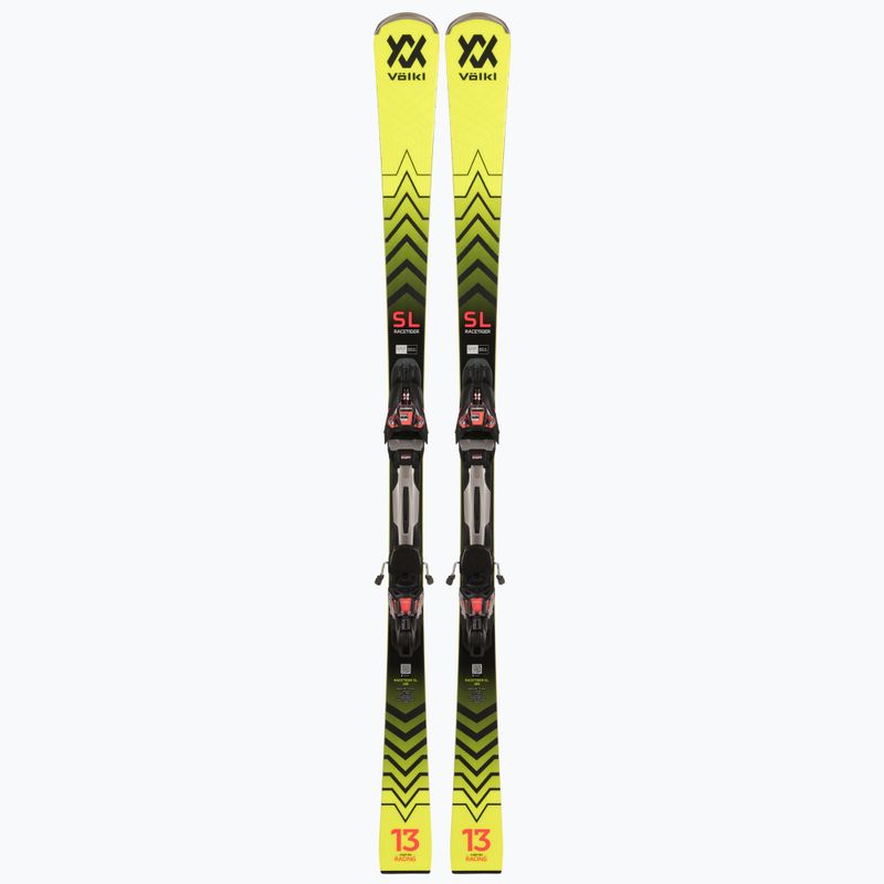 Narty zjazdowe Völkl Racetiger SL + wiązania RMotion 3 12 GW yellow/black 10