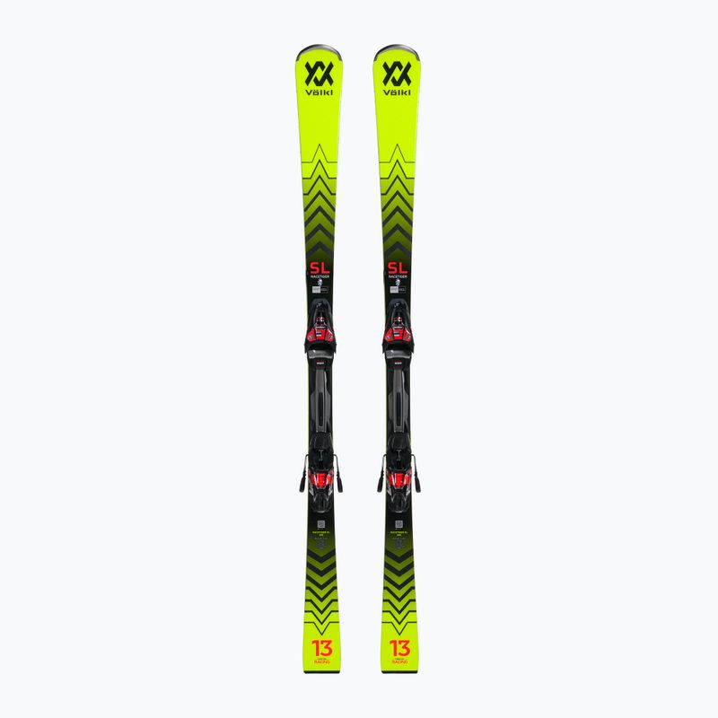 Narty zjazdowe Völkl Racetiger SL + wiązania RMotion 3 12 GW yellow/black