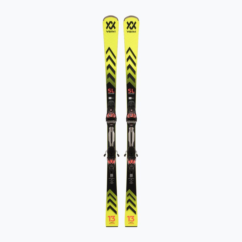 Narty zjazdowe Völkl Racetiger SL + wiązania rMotion3 12 GW yellow/black