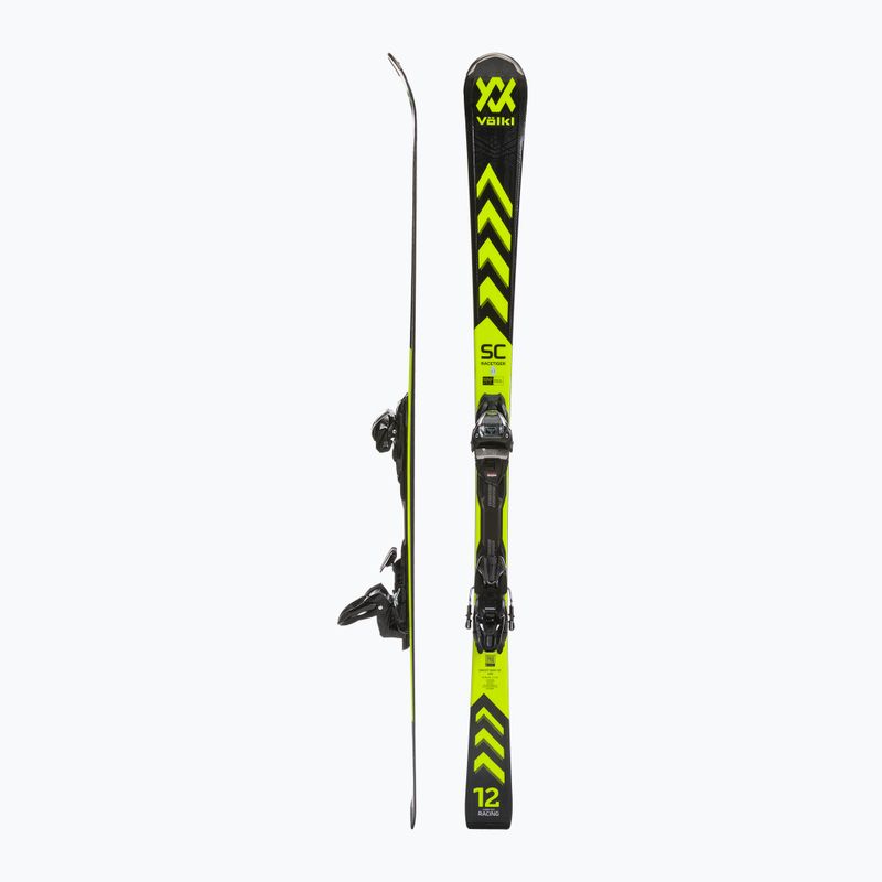Narty zjazdowe Völkl Racetiger SC Black + wiązania vMotion 10 GW black/yellow 2