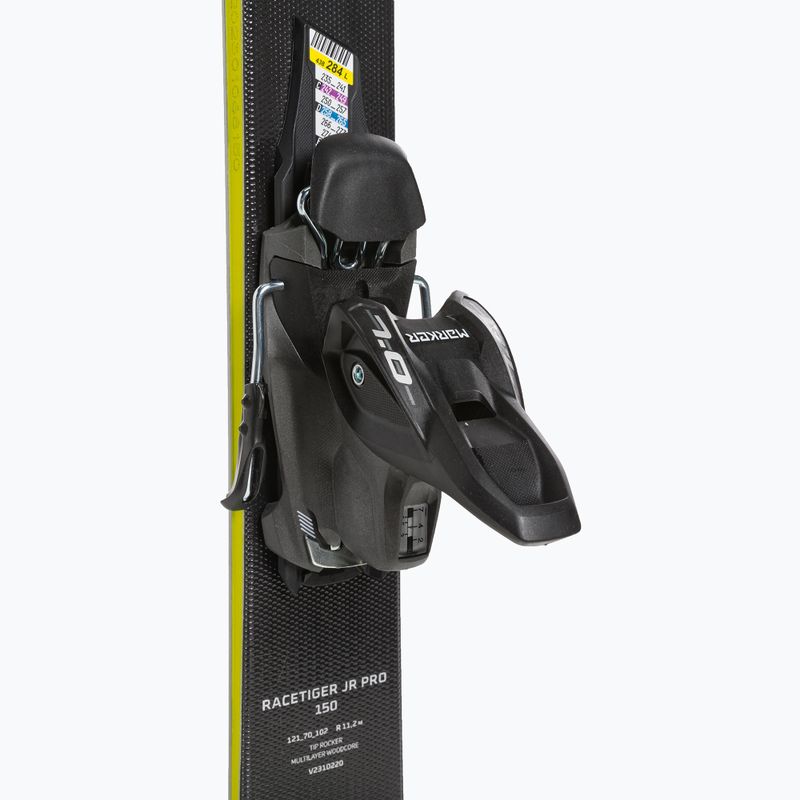 Narty zjazdowe dziecięce Völkl Racetiger Jr Pro + wiązania 7.0 VMotion Jr flo yellow/black 5