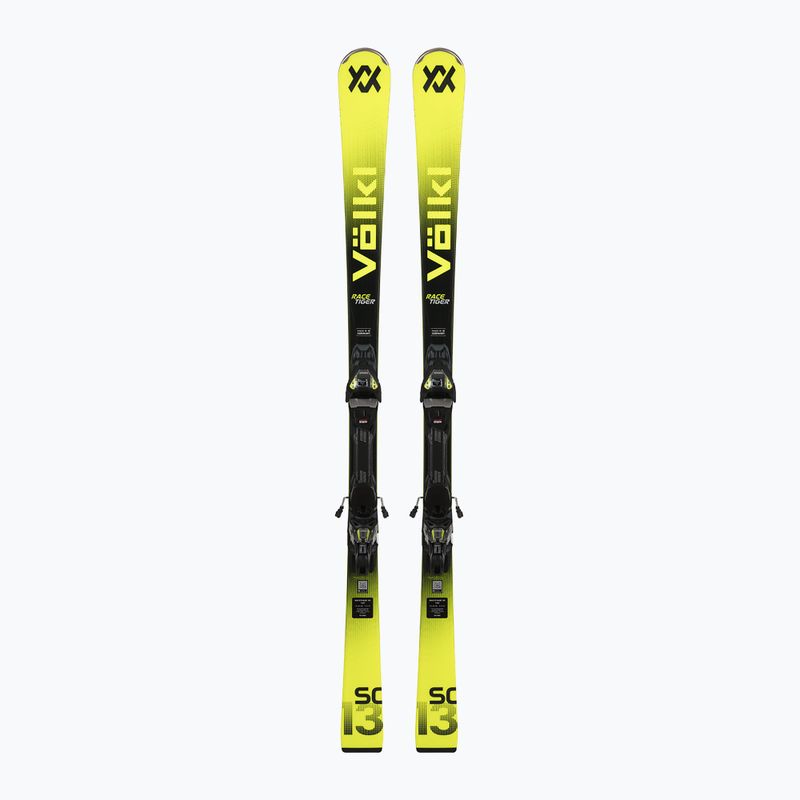 Narty zjazdowe Völkl Racetiger SC Yellow + wiązania VMotion 10 GW