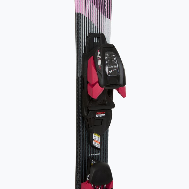 Narty zjazdowe dziecięce Völkl Shine Jr + wiązania 4.5 VMotion Jr Lady 100-120 cm black/pink 4