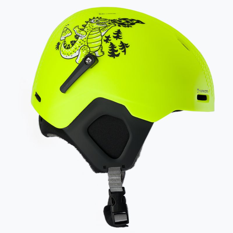 Kask narciarski dziecięcy Marker Bino yellow w/water decal 4