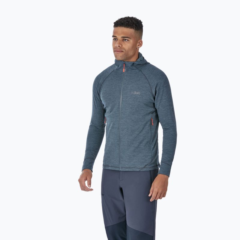 Bluza trekkingowa męska Rab Nexus steel cs1