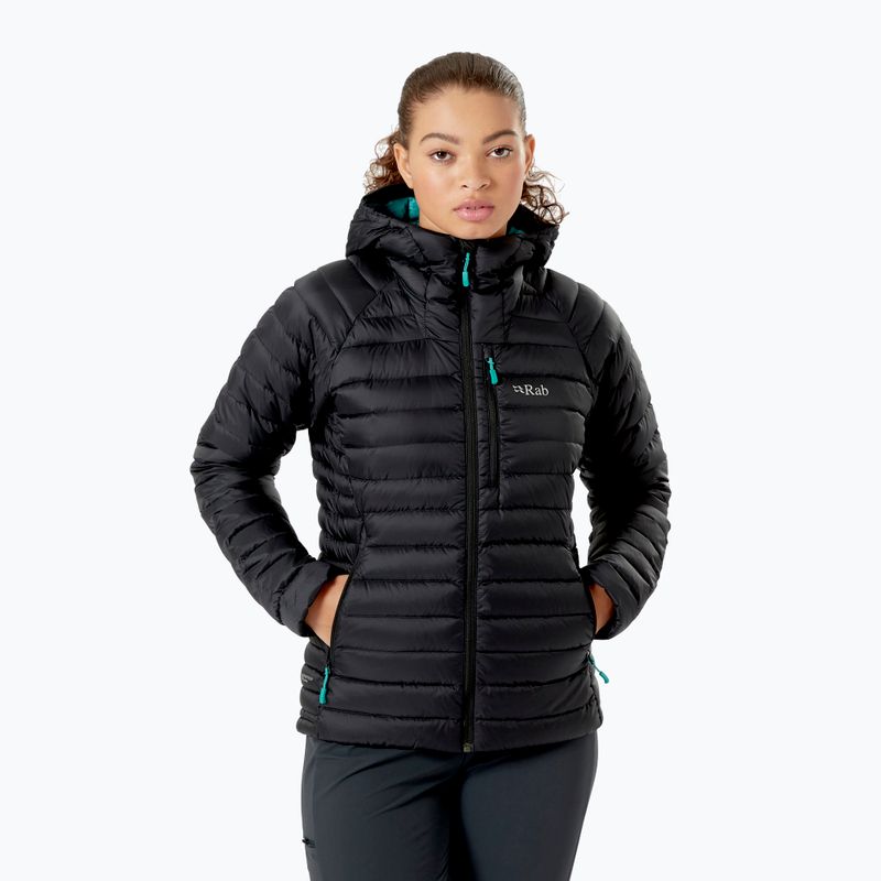 Kurtka puchowa damska Rab Microlight Alpine black