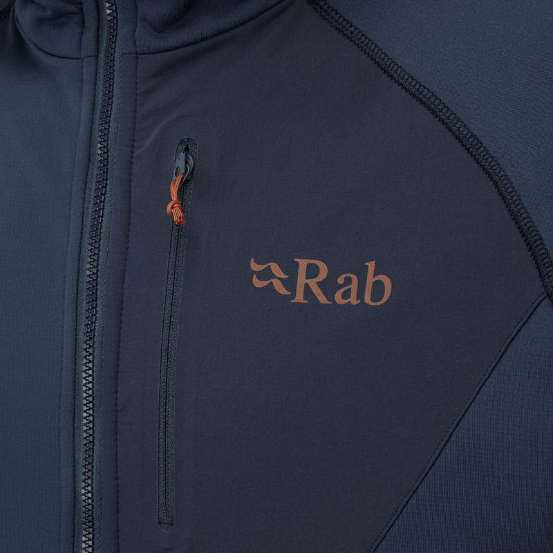 Bluza trekkingowa męska Rab Superflux Hoody deep ink/deep ink 4