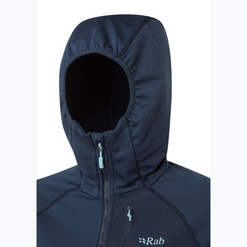 Bluza trekkingowa damska Rab Superflux Hoody deep ink 3