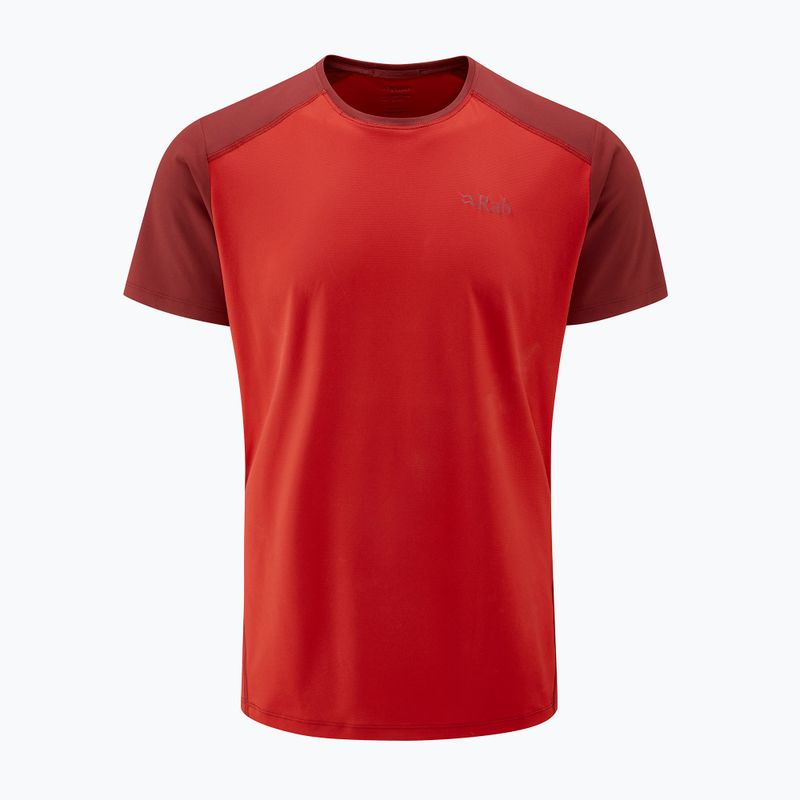 Koszulka męska Rab Force ascent red/oxblood red 5