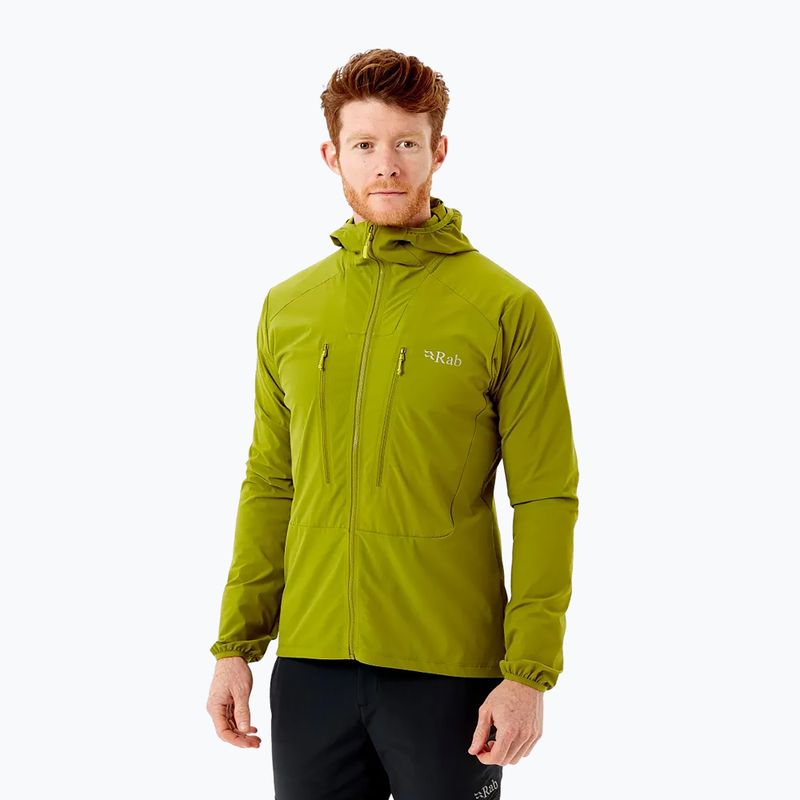 Kurtka softshell męska Rab Borealis aspen green