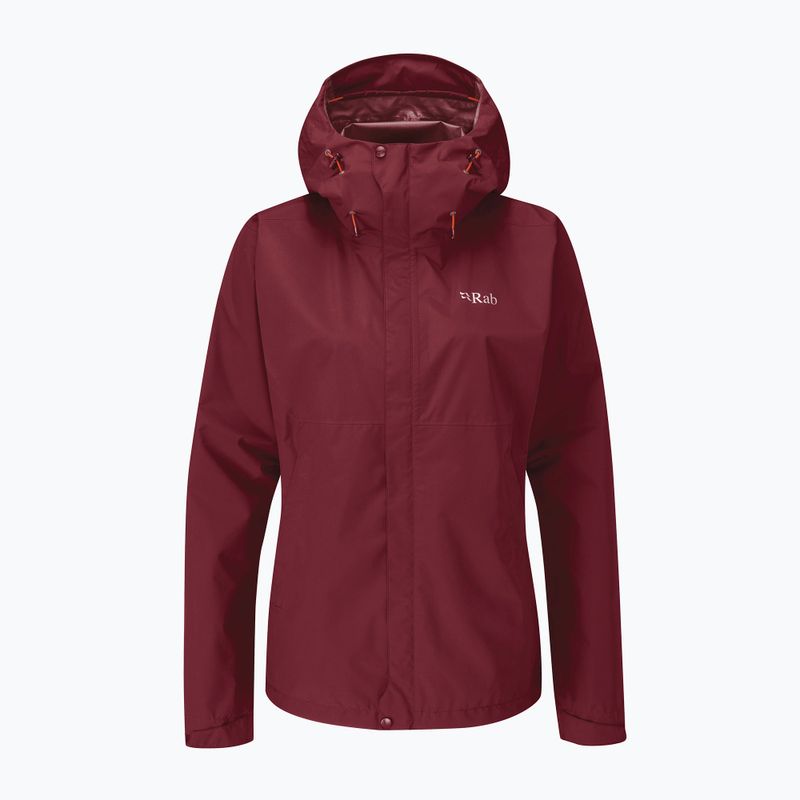 Kurtka przeciwdeszczowa damska Rab Downpour Eco deep heather 3