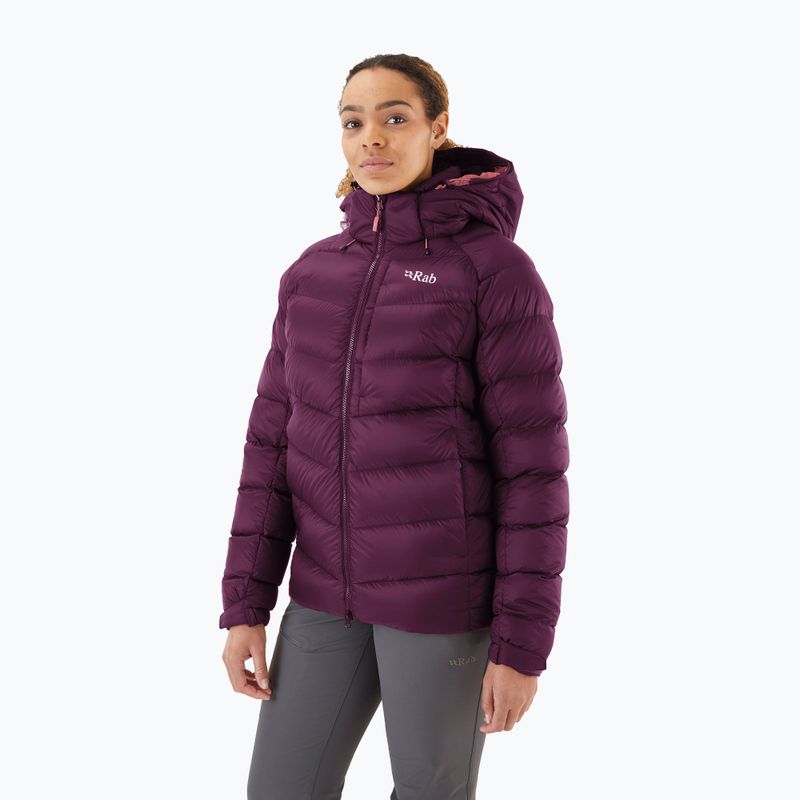 Kurtka puchowa damska Rab Axion Pro eggplant