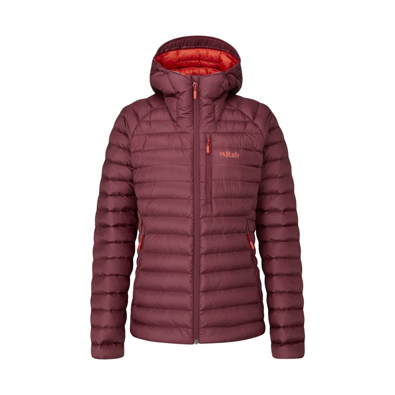 Kurtka puchowa damska Rab Microlight Alpine deep heather 2