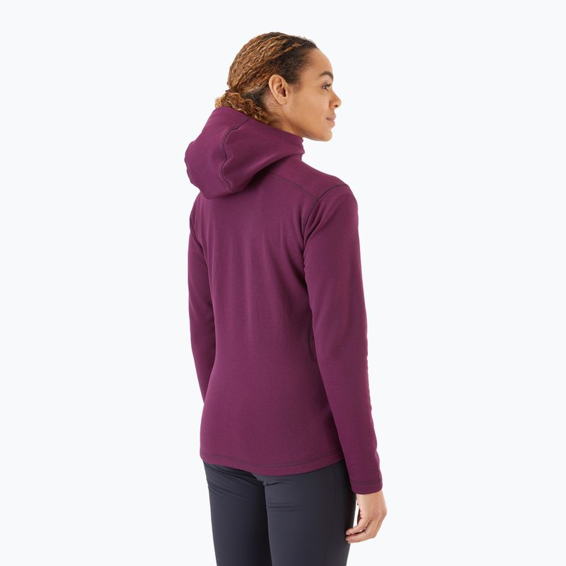 Bluza trekkingowa damska Rab Geon Hoody eggplant 2