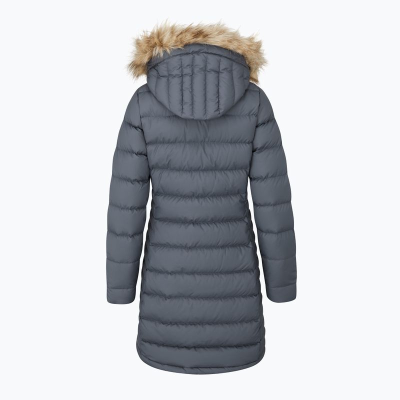 Płaszcz puchowy damski Rab Deep Cover Parka steel 4