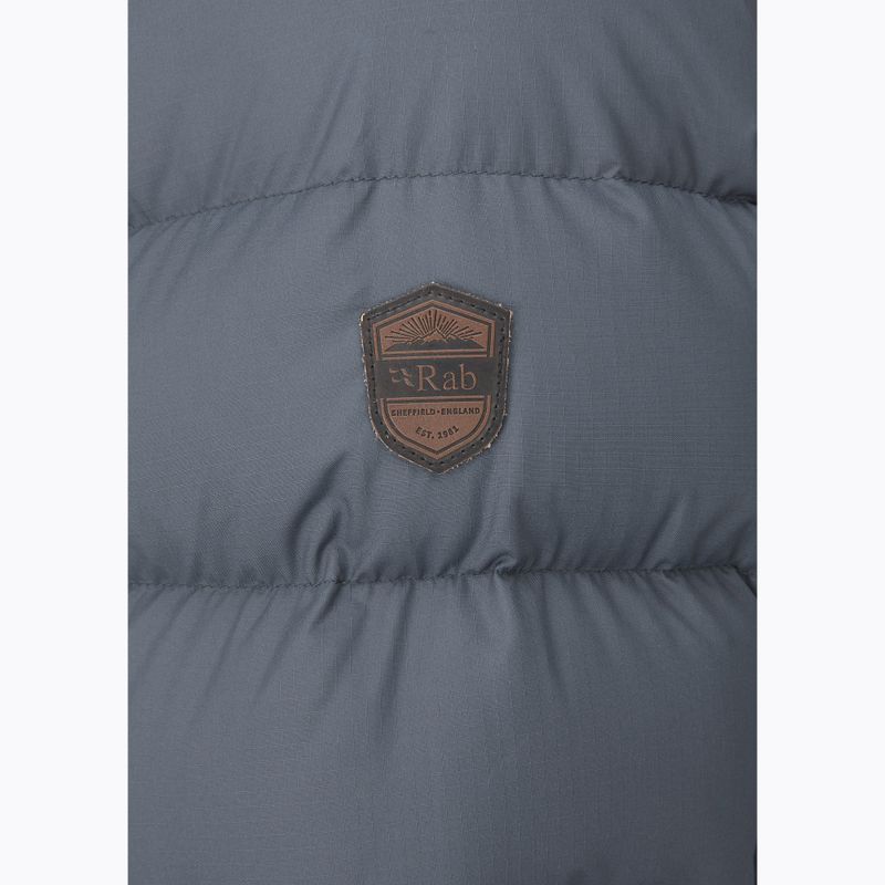 Płaszcz puchowy damski Rab Deep Cover Parka steel 6