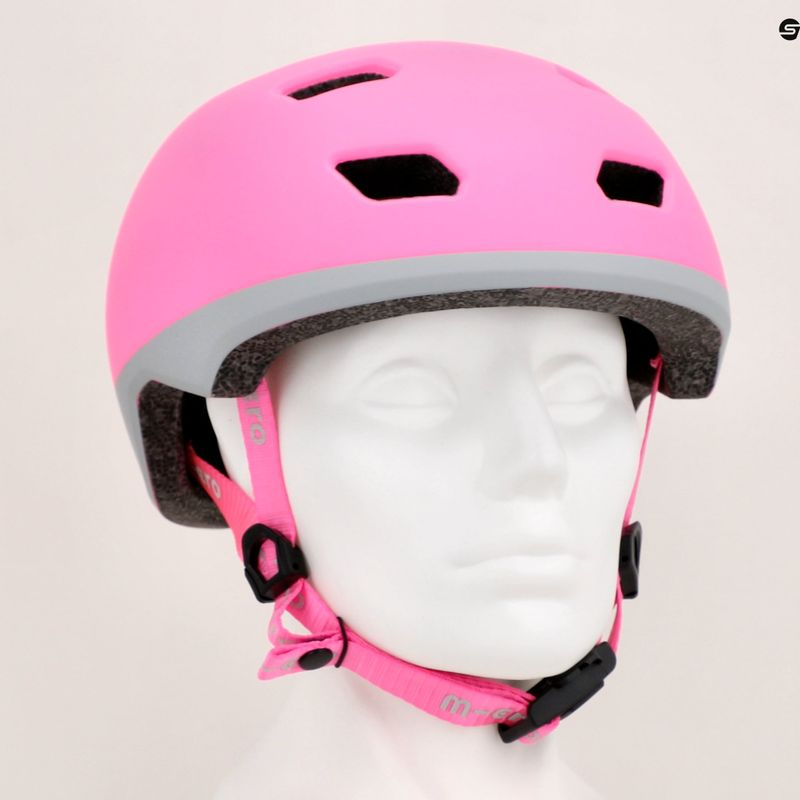 Kask dziecięcy Micro Neon pink 8