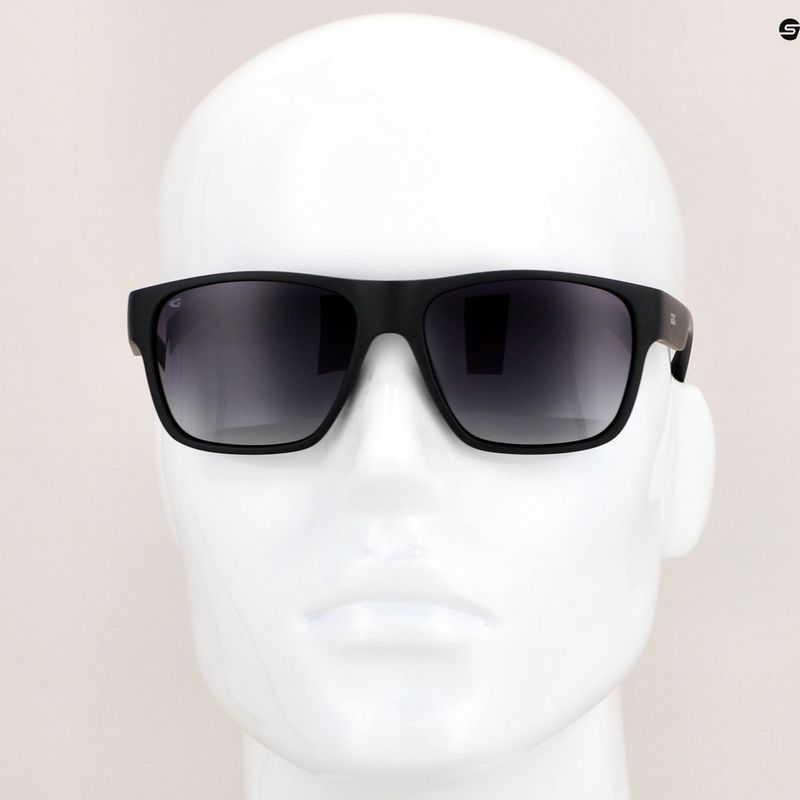 Okulary przeciwsłoneczne GOG Henry matt black/gradient smoke 9