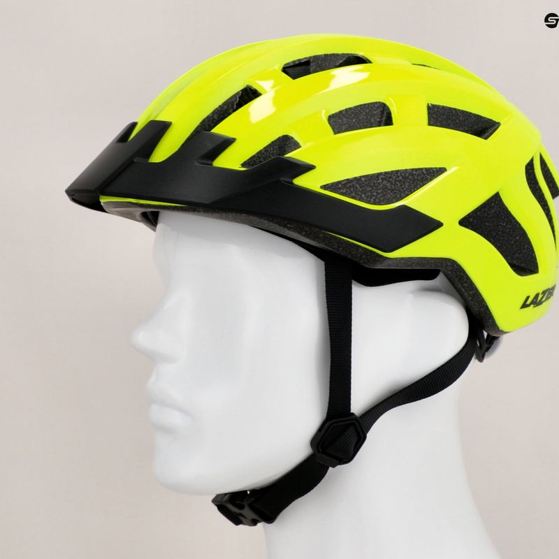 Kask rowerowy Lazer Comp DLX flash yellow 9